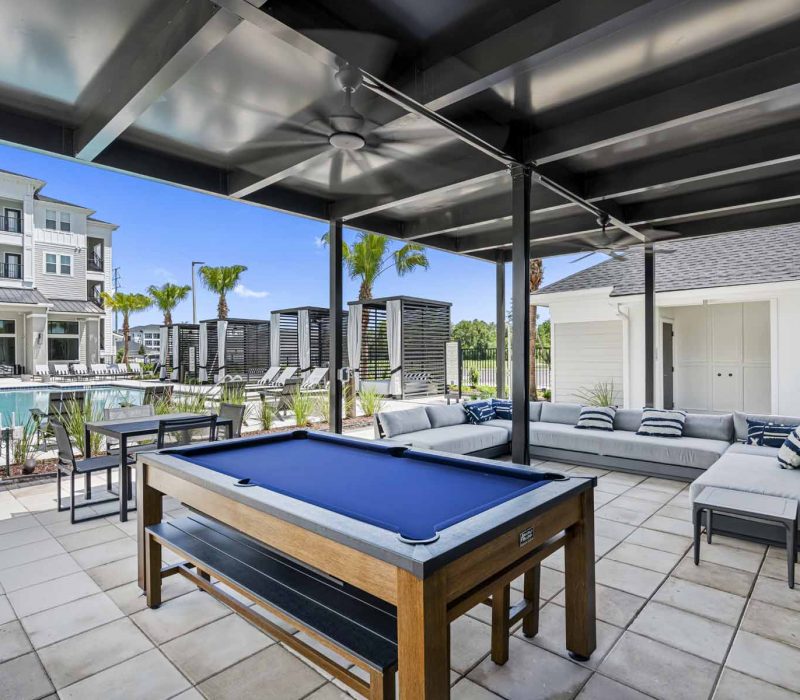 pool table - Caroline Waterford Lakes - Luxury Apartments in Orlando